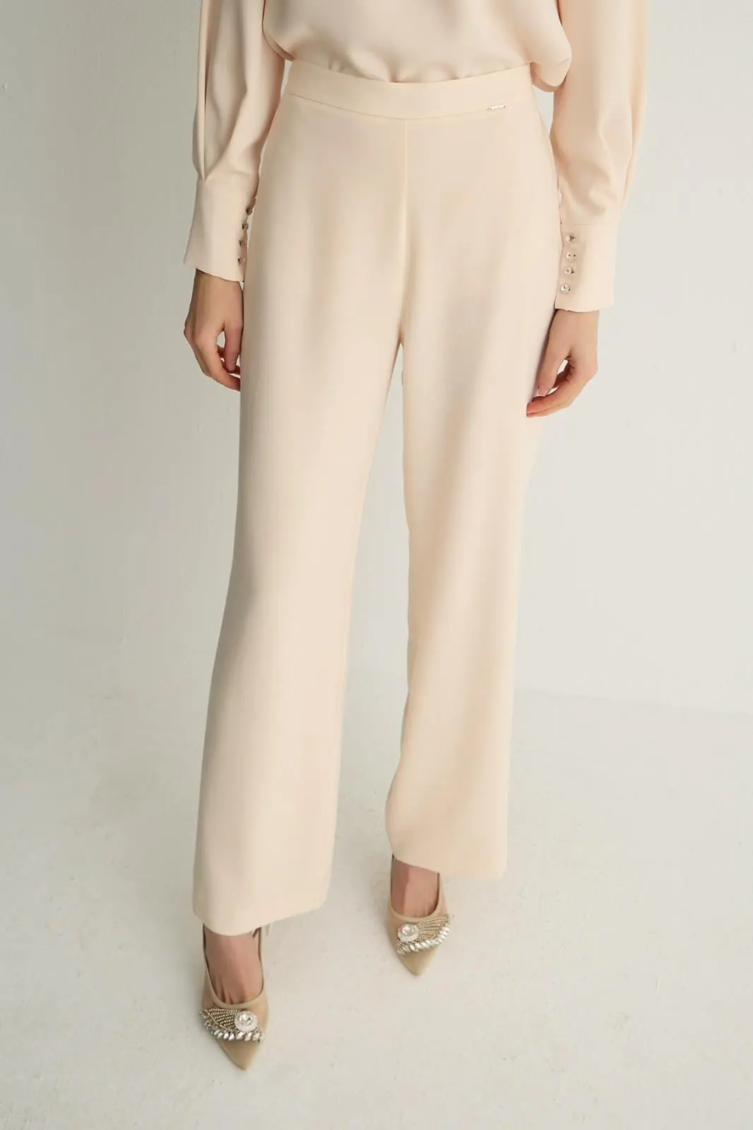 Pure Tailored Trousers – Vanilla