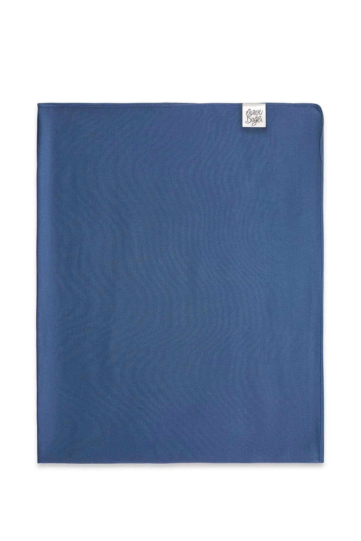 RAW Modal Silk Shawl – Navy Blue, photo 3