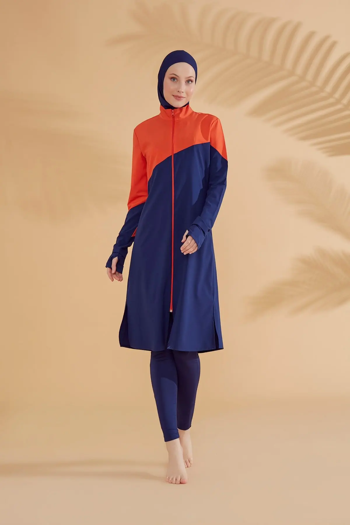 Woven Navy Burkini Modest Swimwear M2316, photo 5