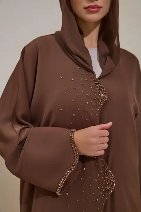 Amara Abaya Set - Brown, photo 3
