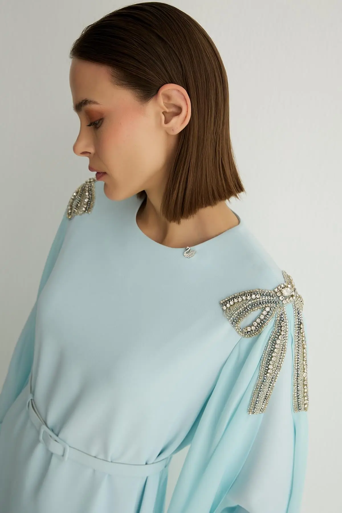 Deluxe Dress — Aqua, photo 3