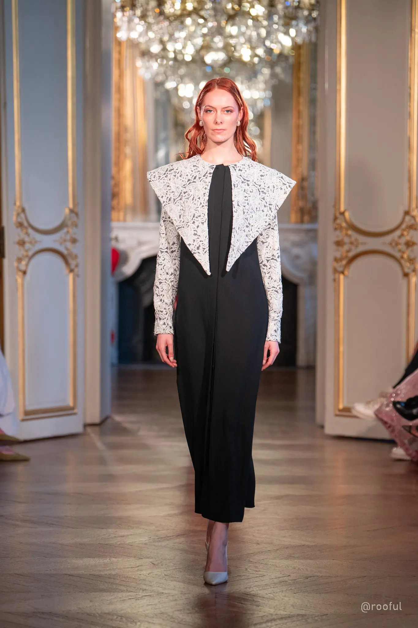 Ravena Contrast Dress – Black, photo 2