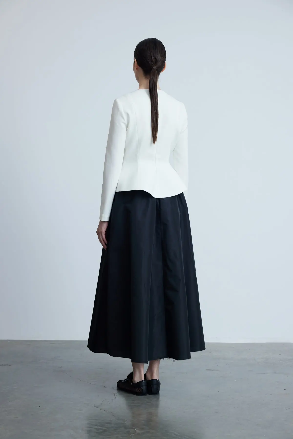 Peplum Detailed Blouse - White, photo 4