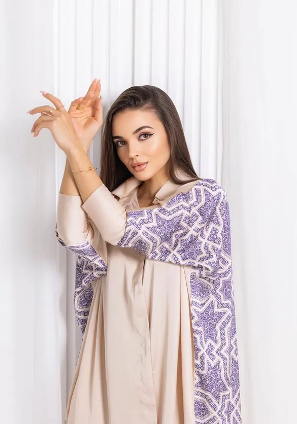 Beige Silk Co-ord Set