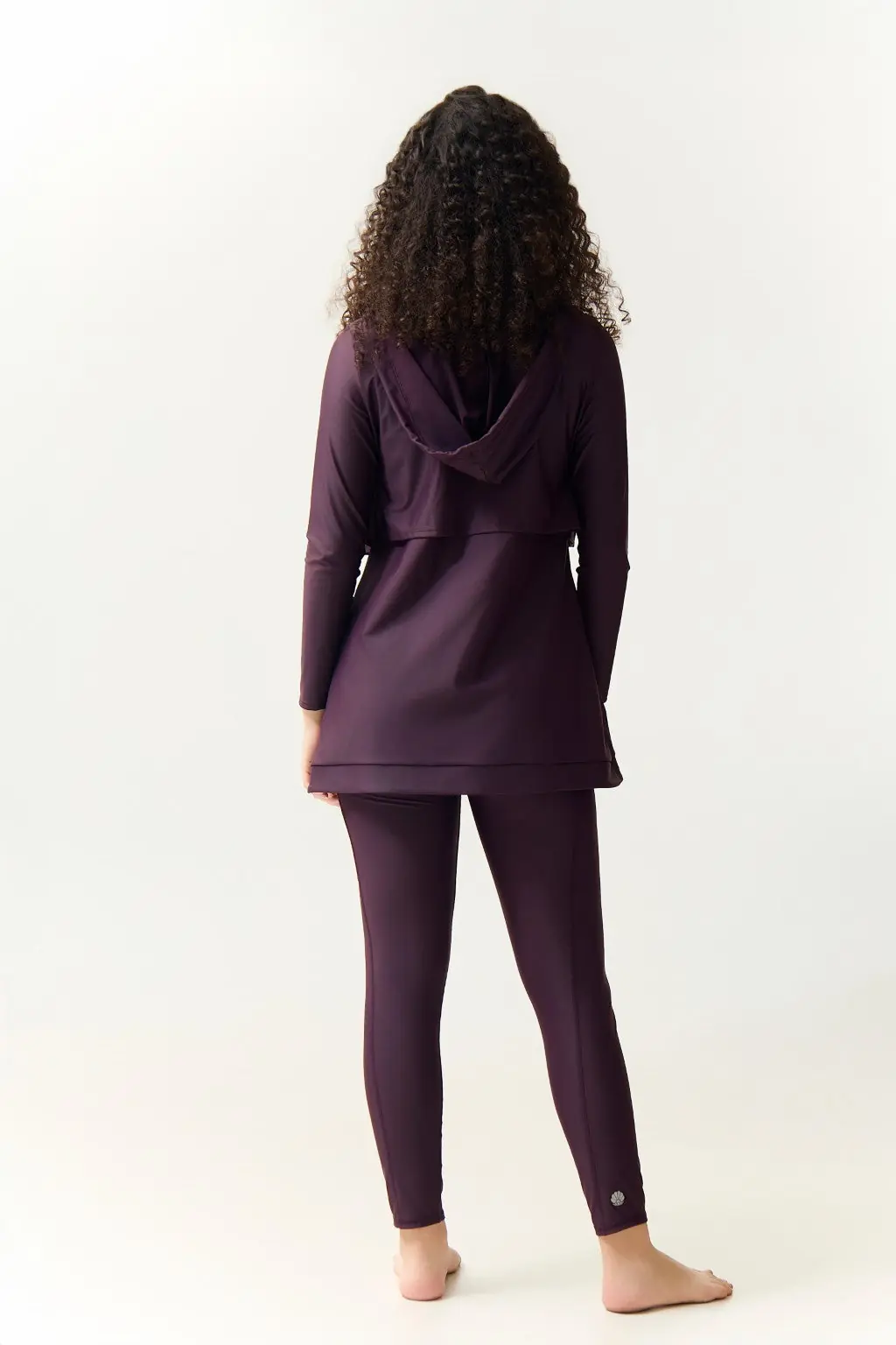 Kaya Swim Dress - Plum, photo 4