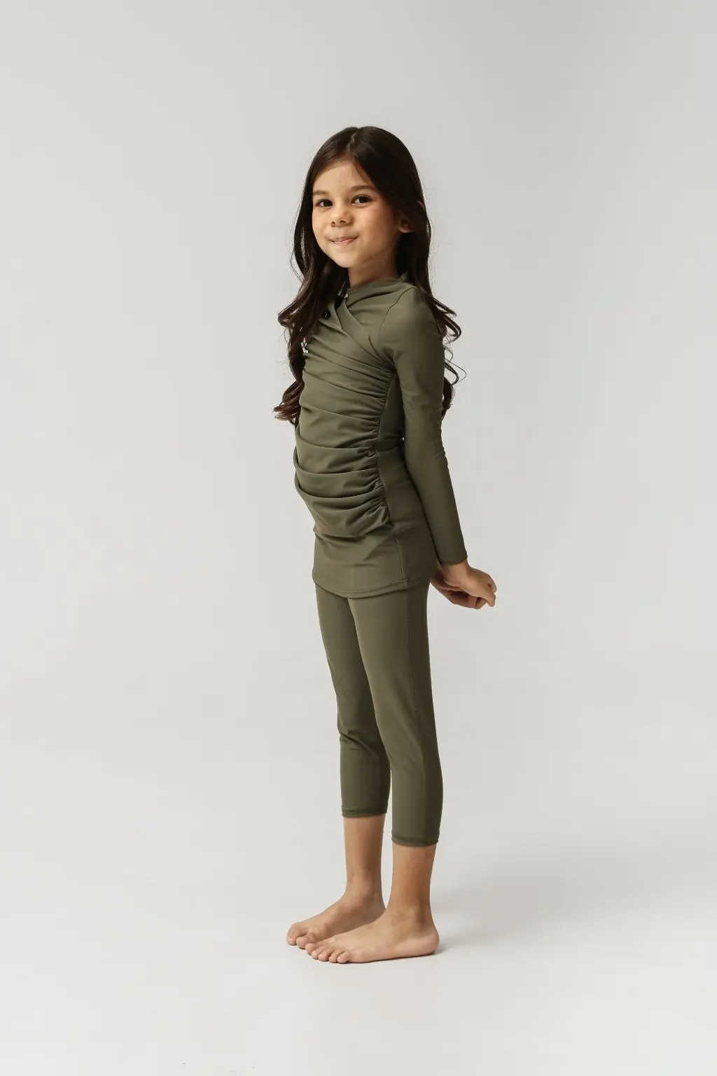 Diana Kids Two Piece Swimwear - Olive, photo 3