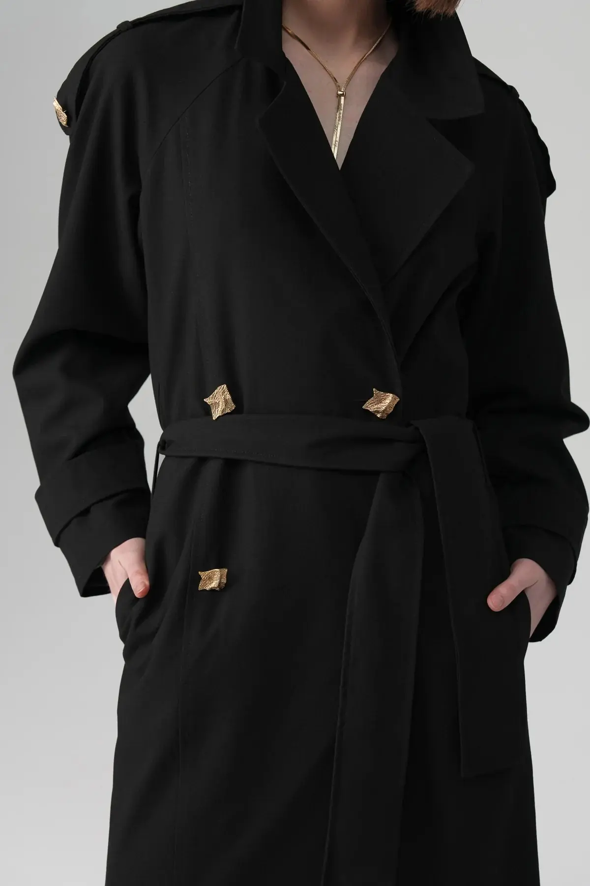 Lorin Long Jacket & Trousers Set – Black, photo 4