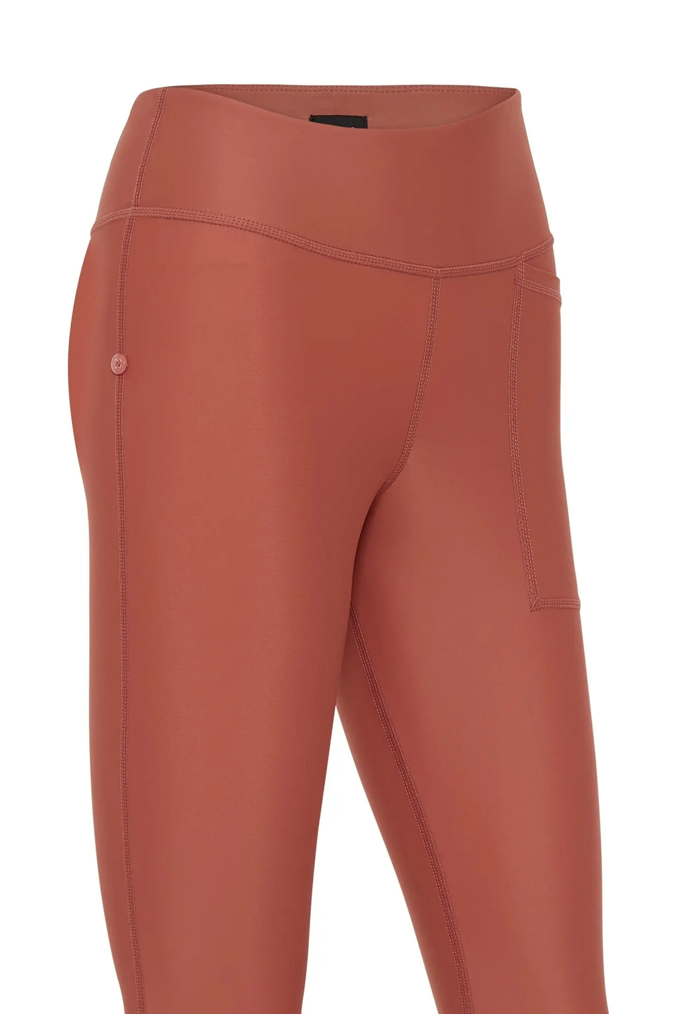 Capri Swimming Leggings with the Pocket - Clay, photo 5