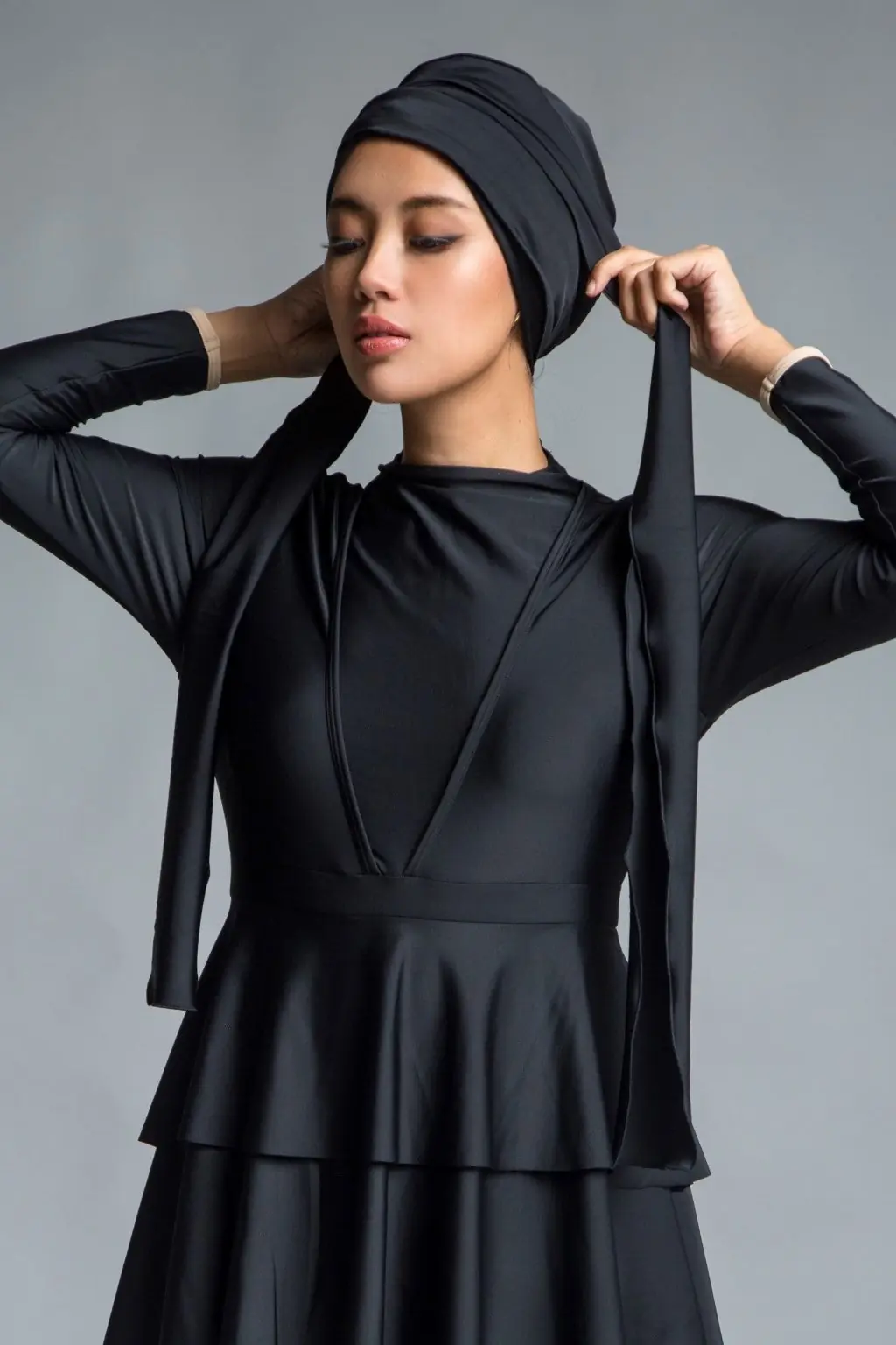 Self-tie Turban - Black, photo 4
