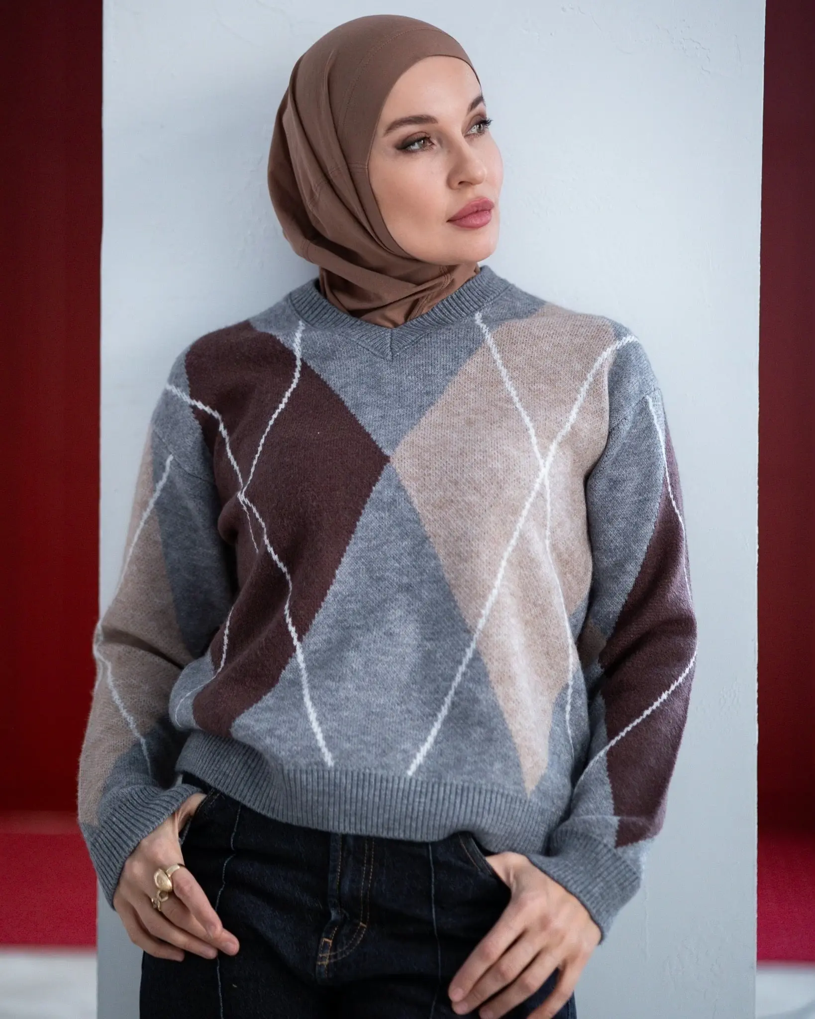 Deep Beige Ready-to-Wear Hijab, photo 2