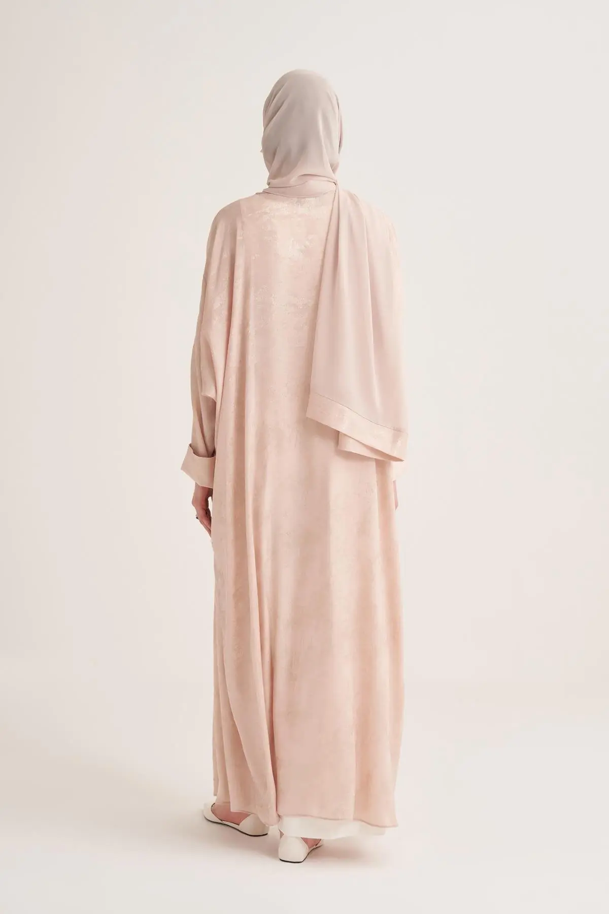Ness Abaya & Scarf – Cream, photo 4