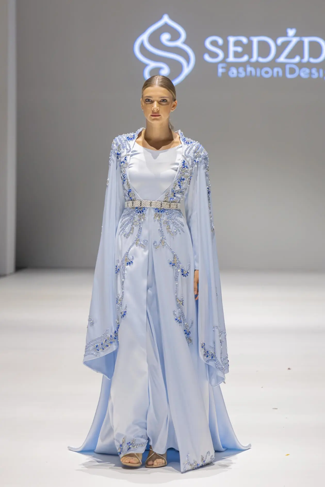 Saffron Glow The Power of Pain Gown – Light Blue