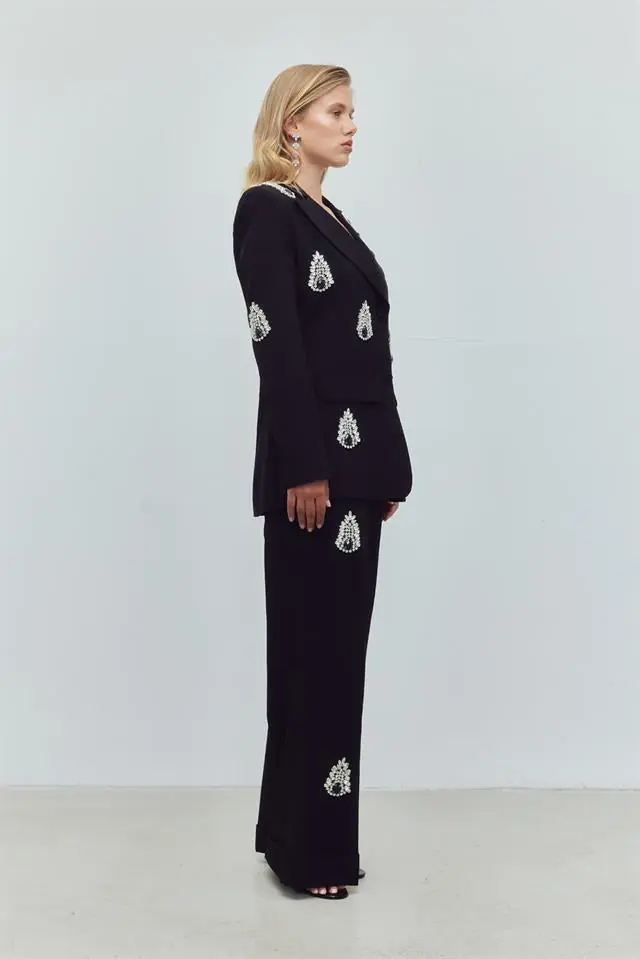 Diamond Queen Embellished Set – Black, photo 4