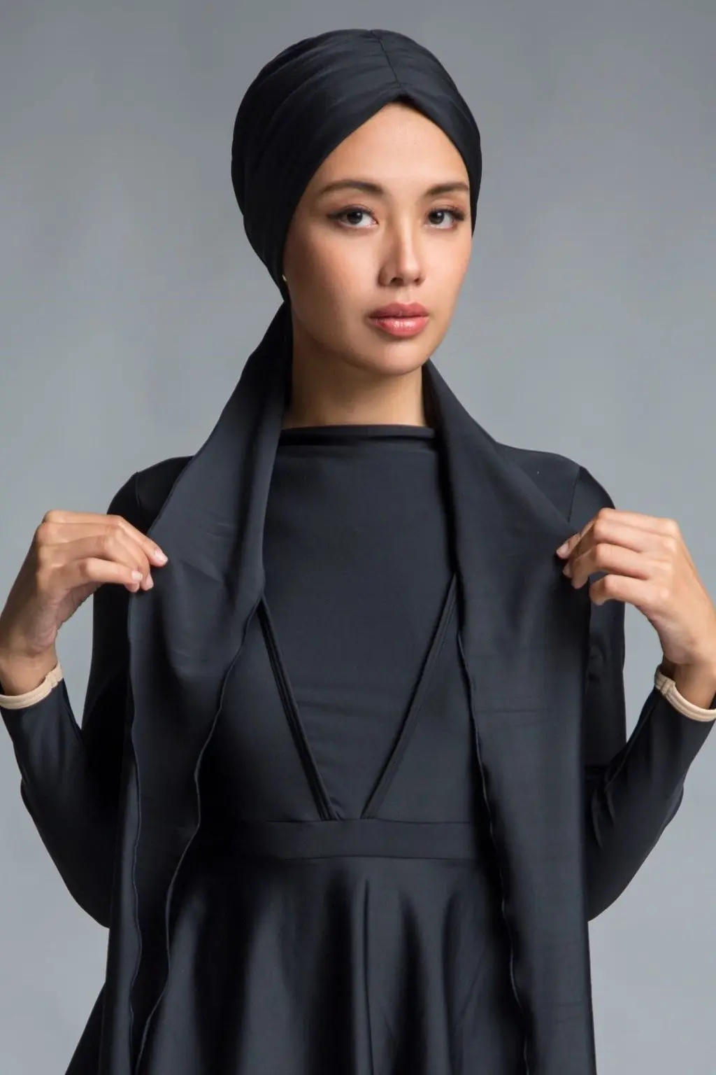 Self-tie Turban - Black, photo 2