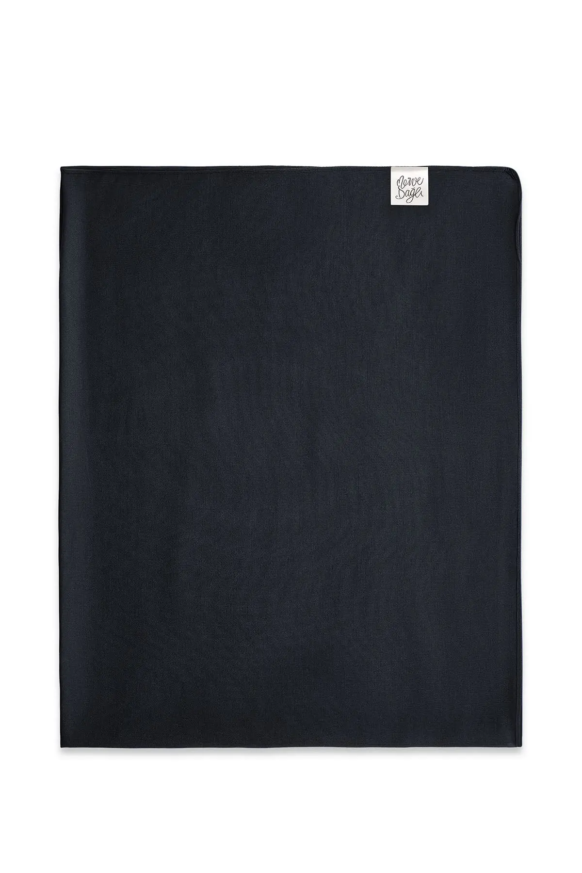 RAW Modal Silk Shawl – Black, photo 5