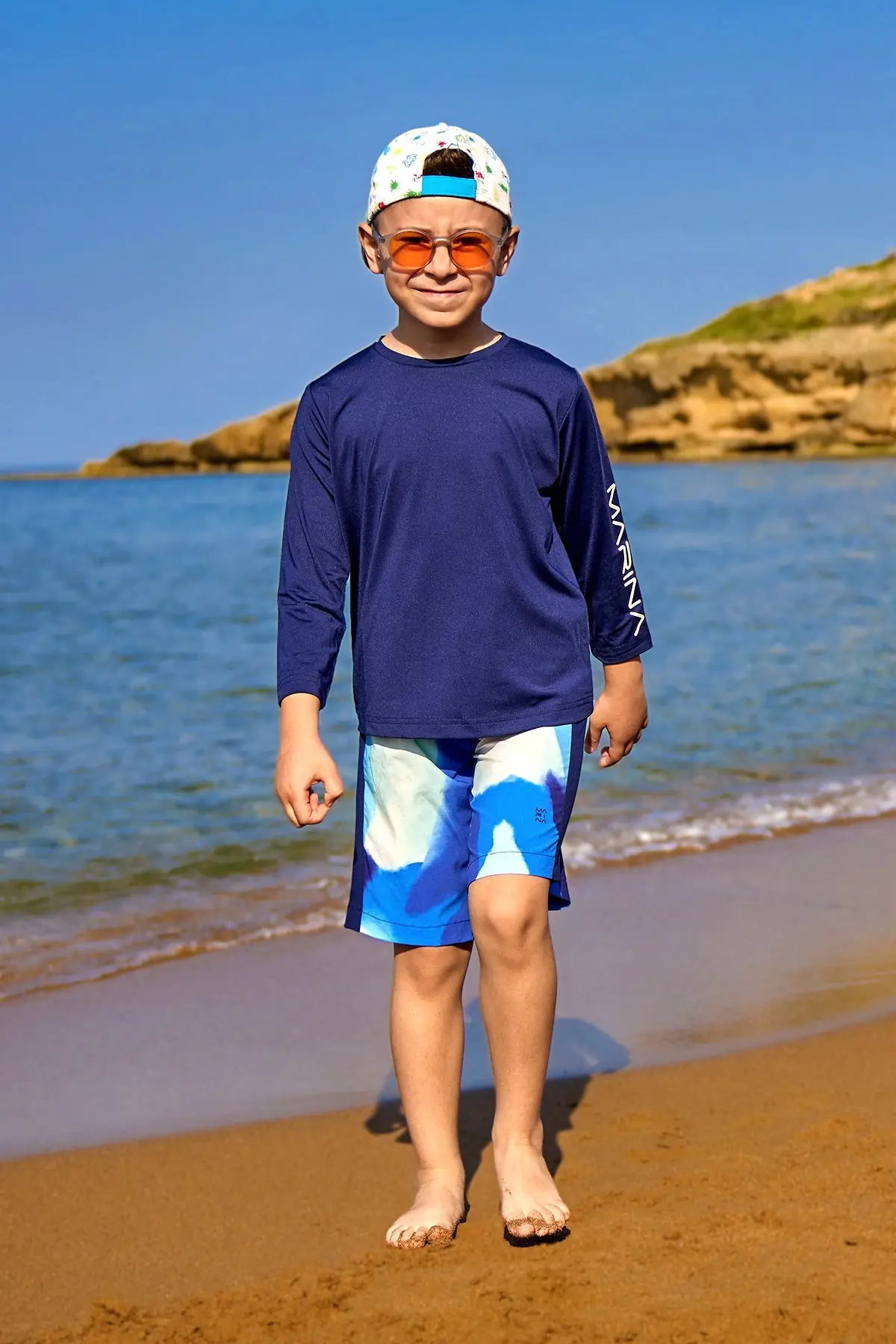 Marina Boys Swim Shorts - Blue, photo 2