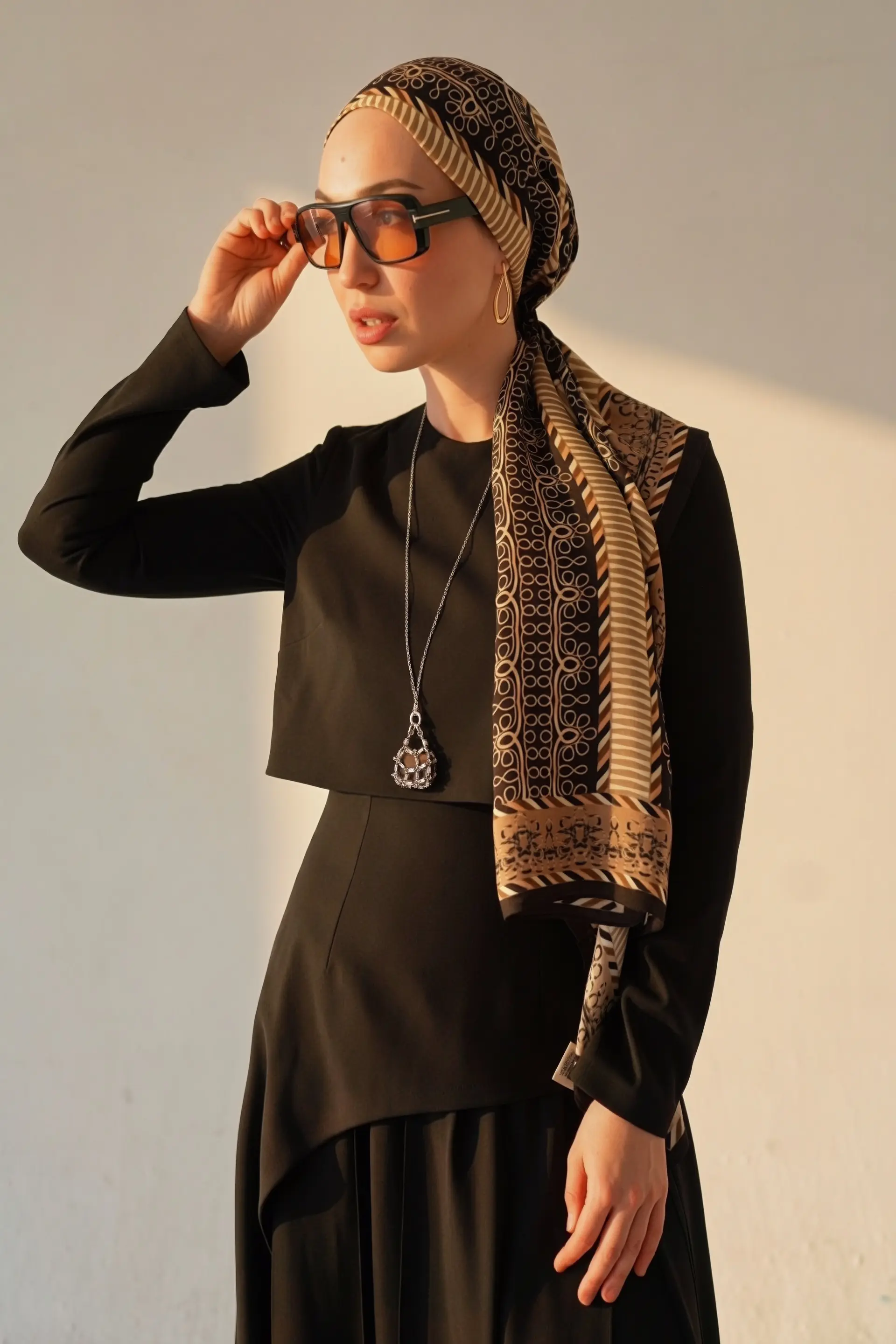 Layered Maxi Evening Dress – Black, photo 7
