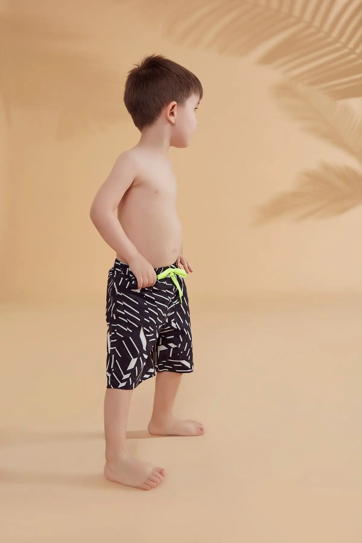 Woven Black Boys Shorts B2363, photo 3