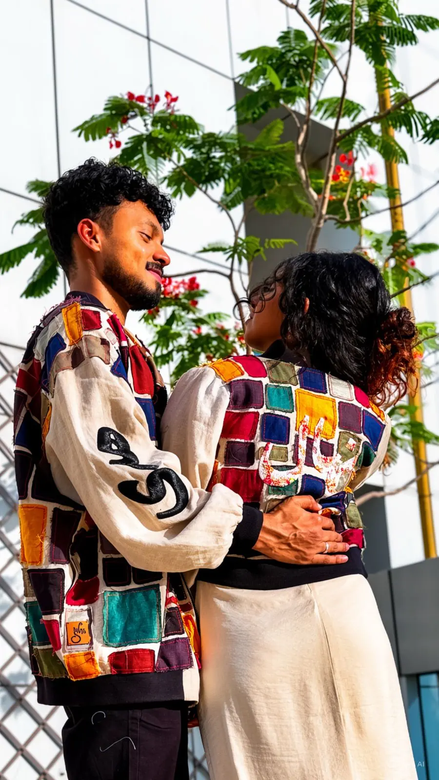 RIQ'AH — Oversized Patchwork Bomber, photo 2