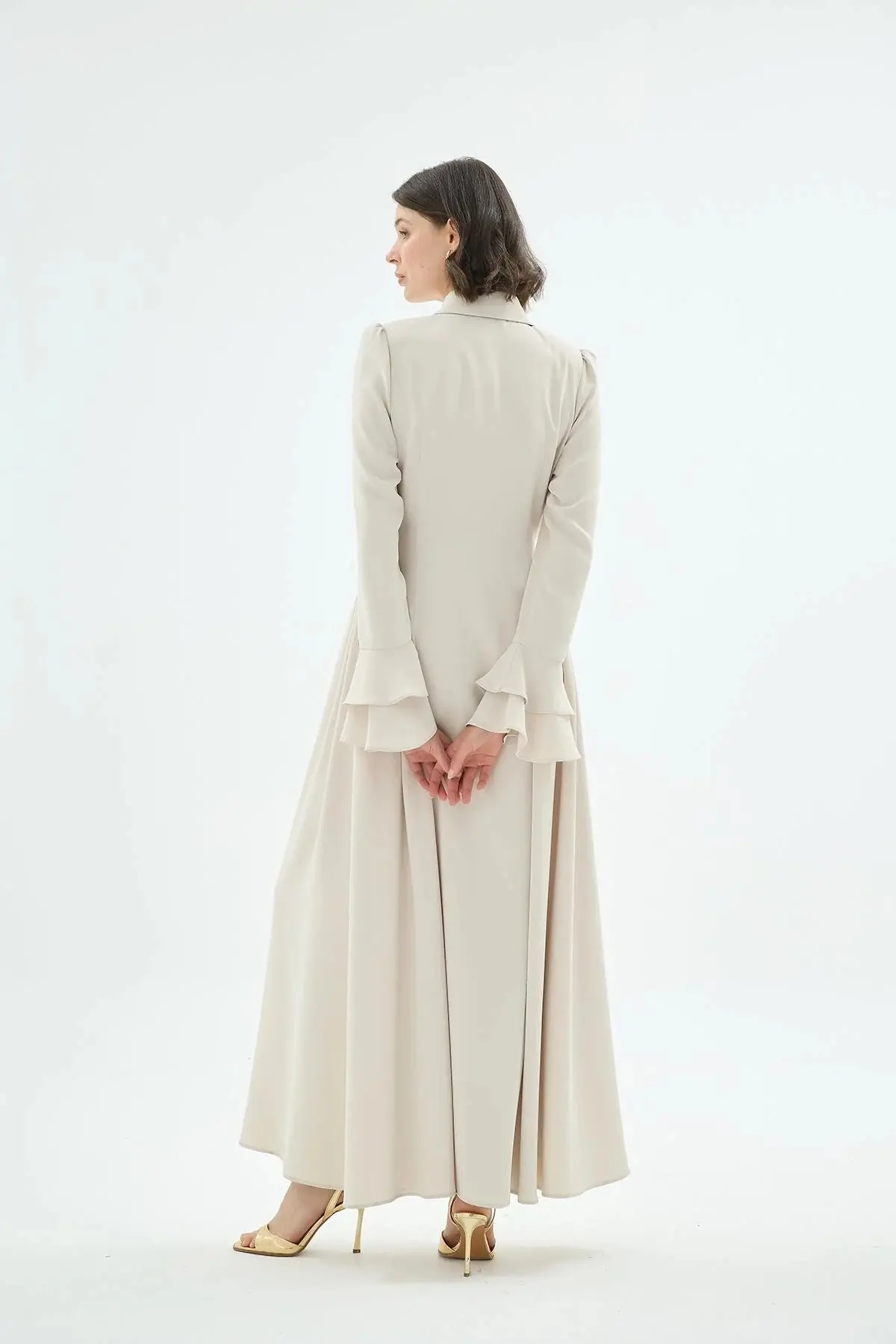 Alune Shirt Dress – Stone, photo 5