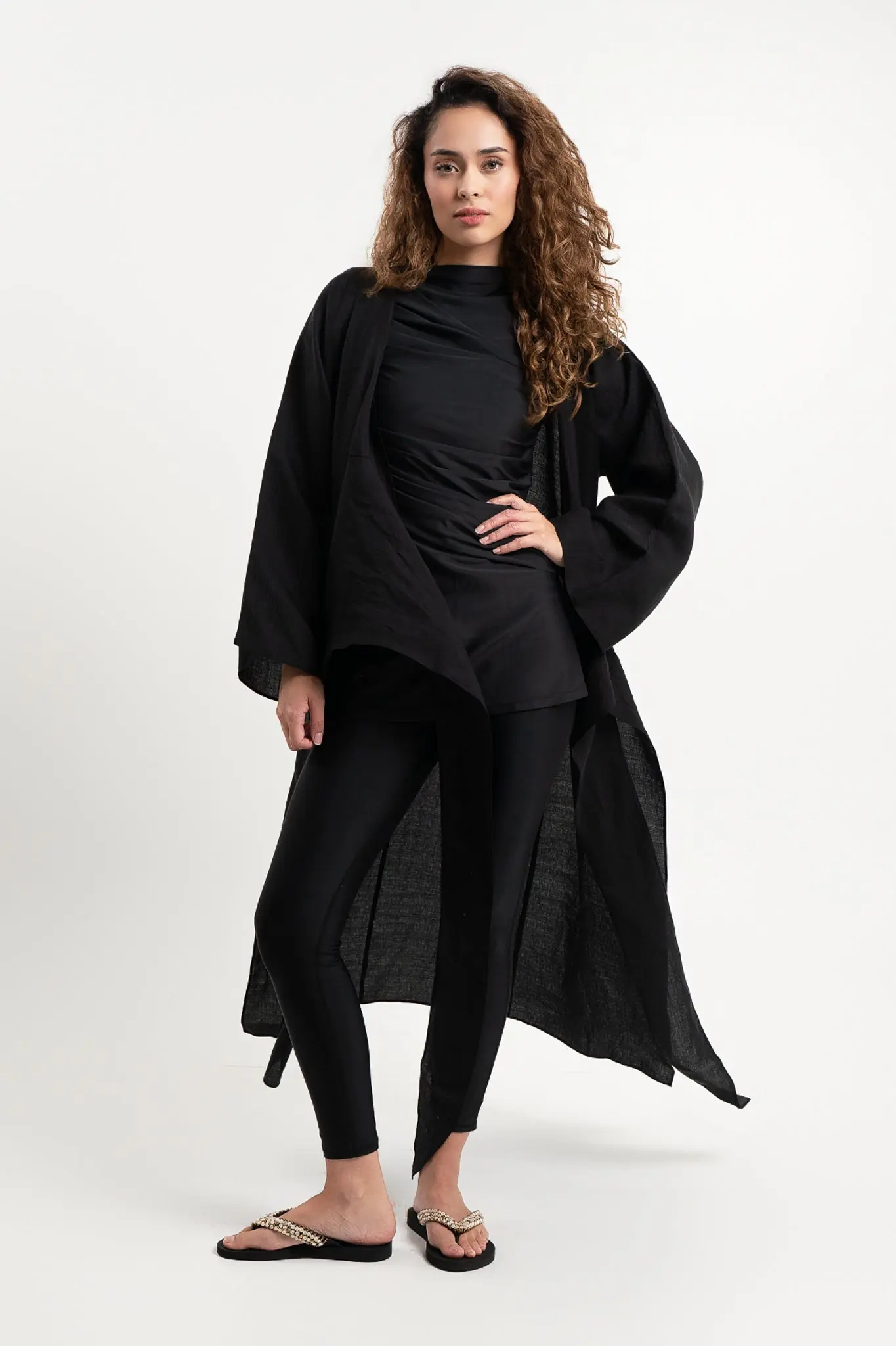 Neri Kaftan - Black, photo 2
