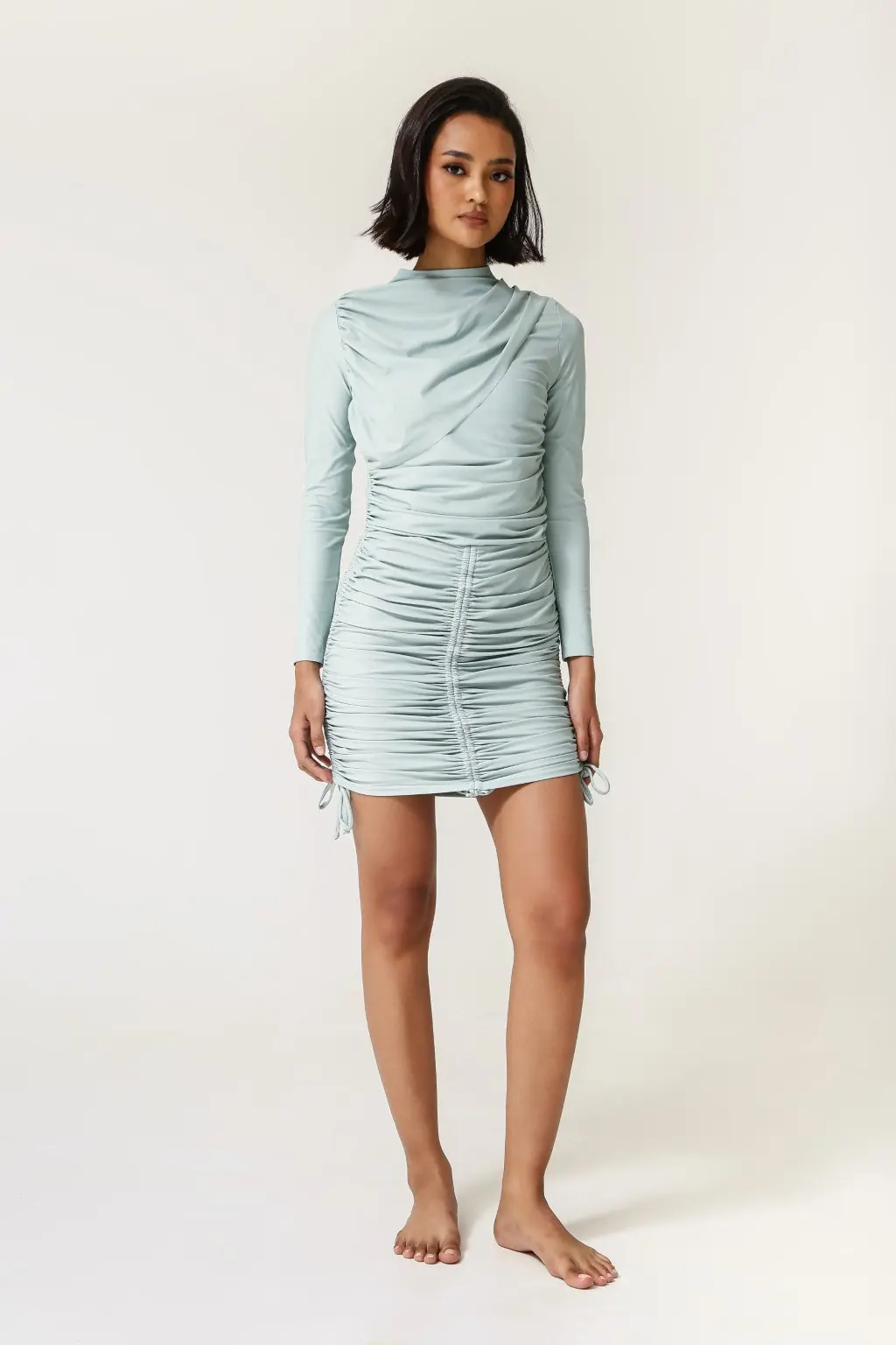 Isla Swim Dress - Aqua, photo 2