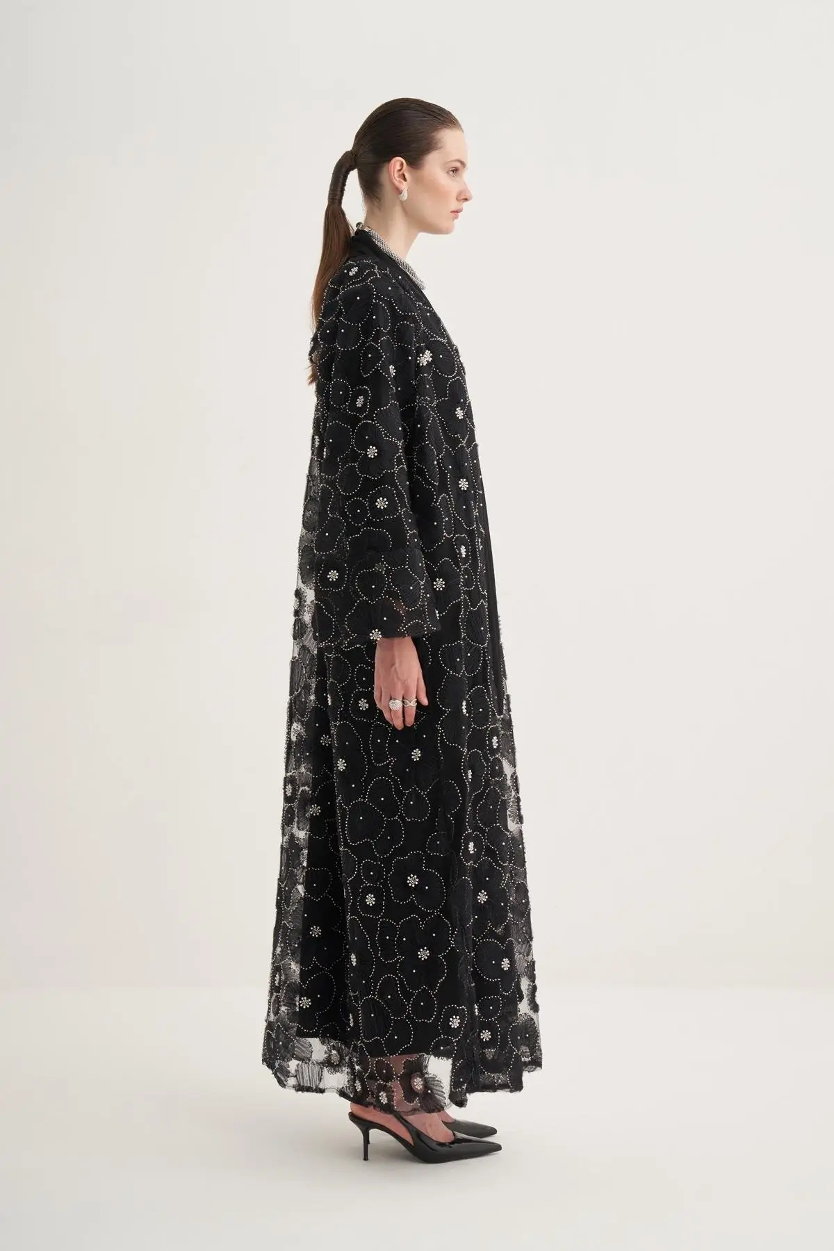 Pearl Dream Black Abaya Set, photo 3