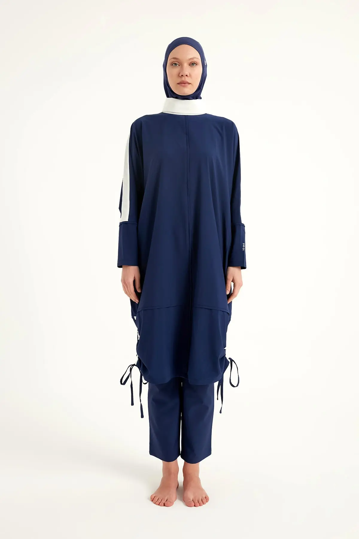 Navy Full Coverage Modest Swimwear Burkini Set M2521-2, photo 6