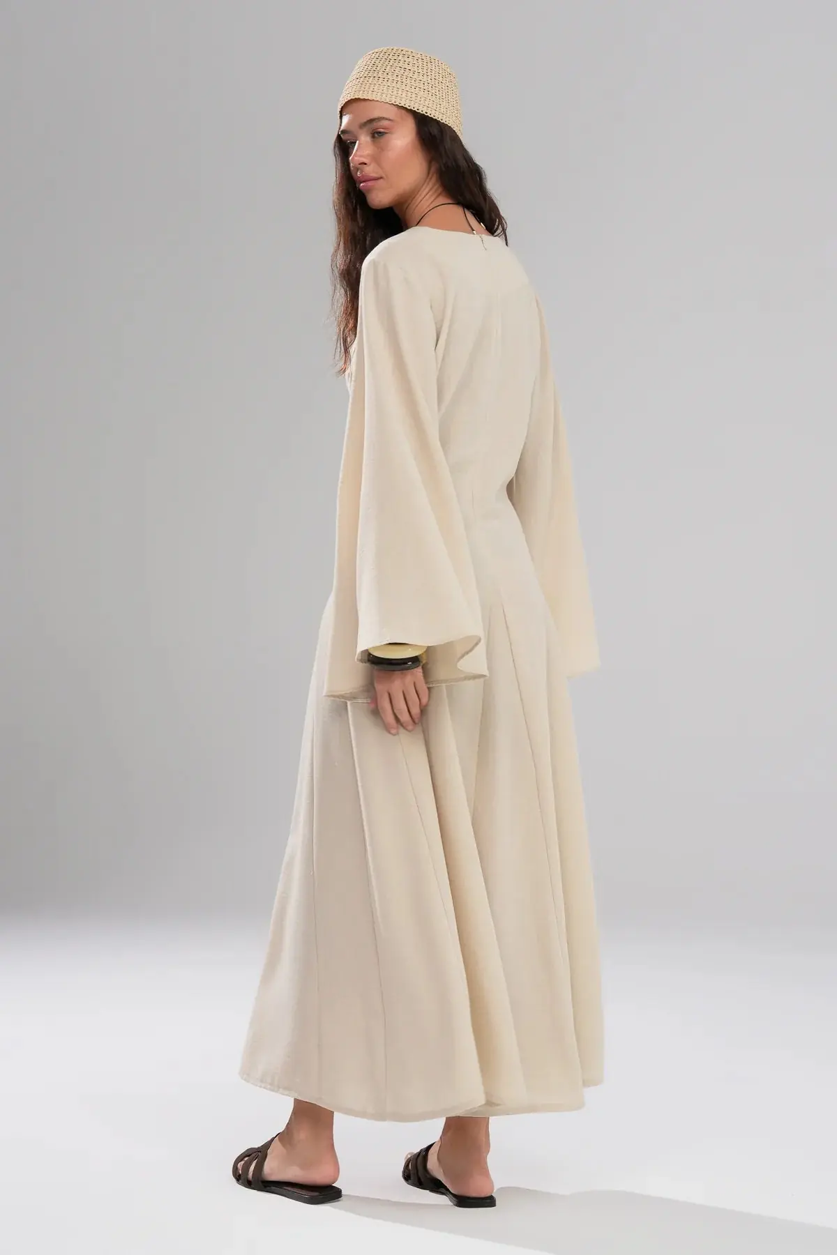 Dessert Sun Dress - Beige, photo 5