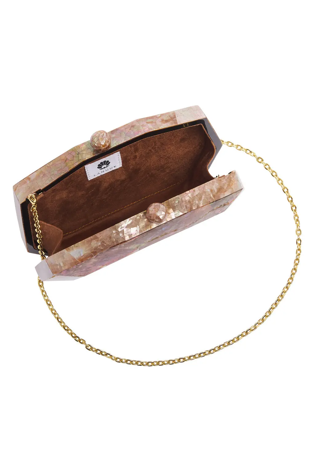 Lustre Clutch Bag - Brown, photo 3