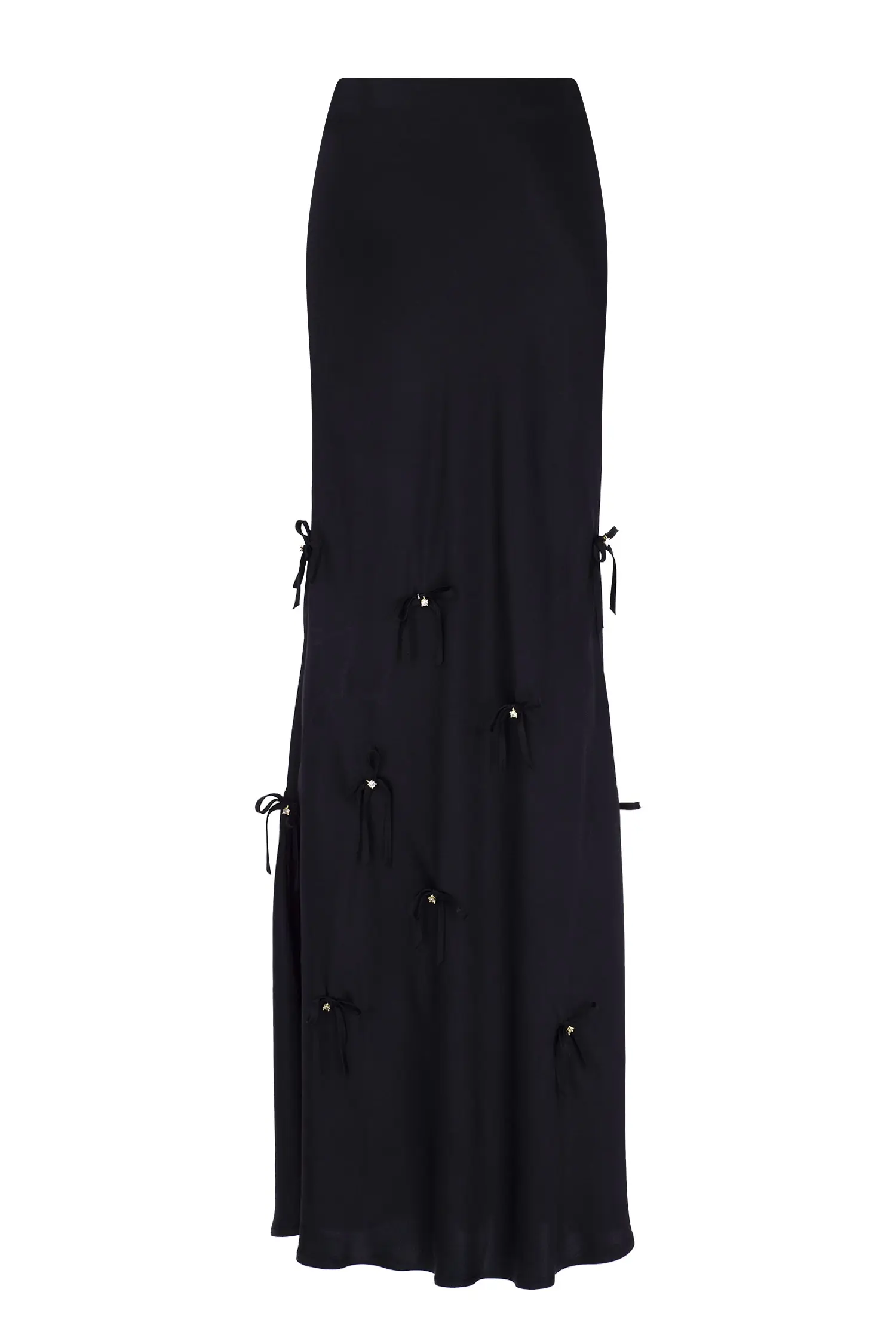 Glamour Black Bias Long Skirt, photo 2