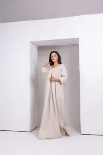 White Linen Dress