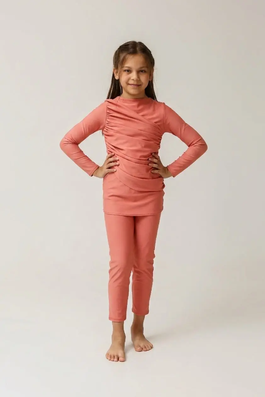 Diana Kids Two Piece Swimwear - Coral