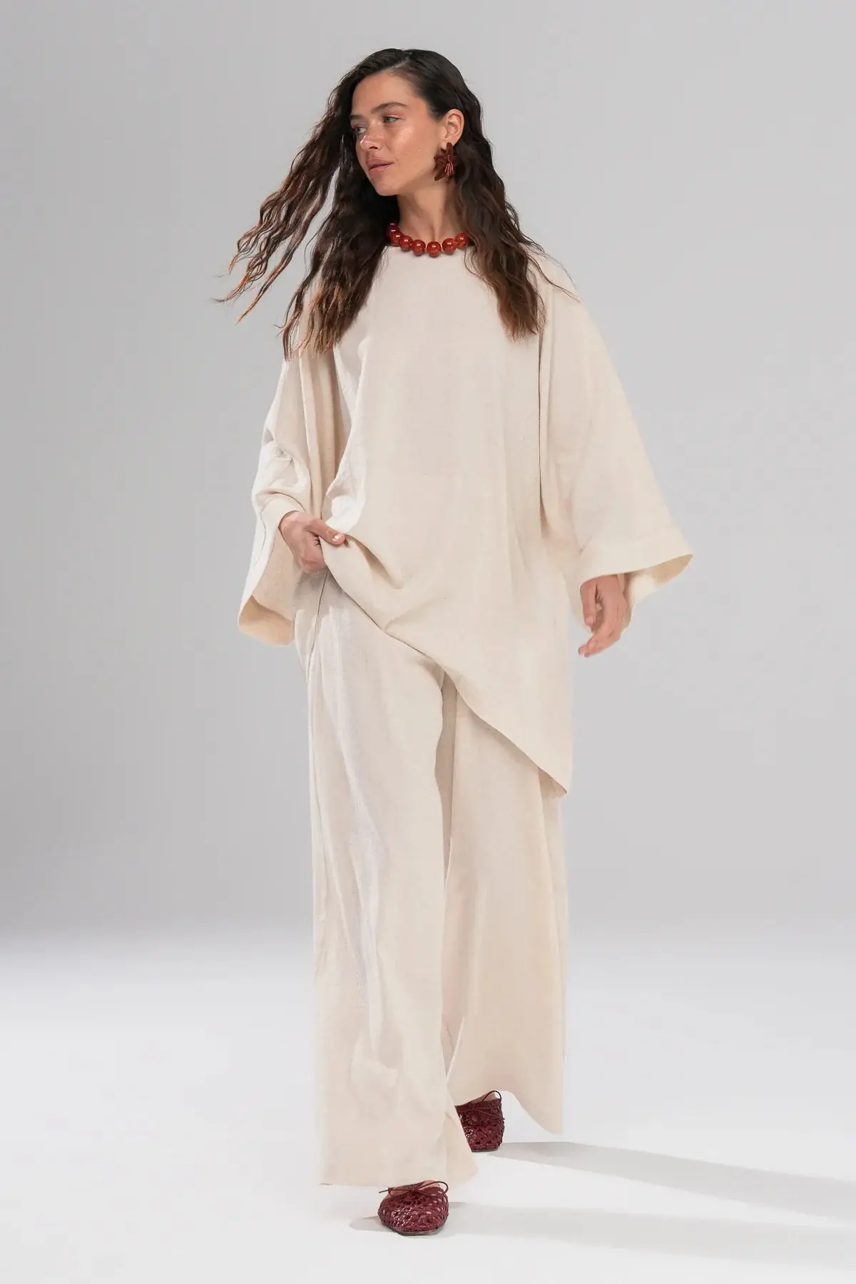 Breeze Linen Set – Beige