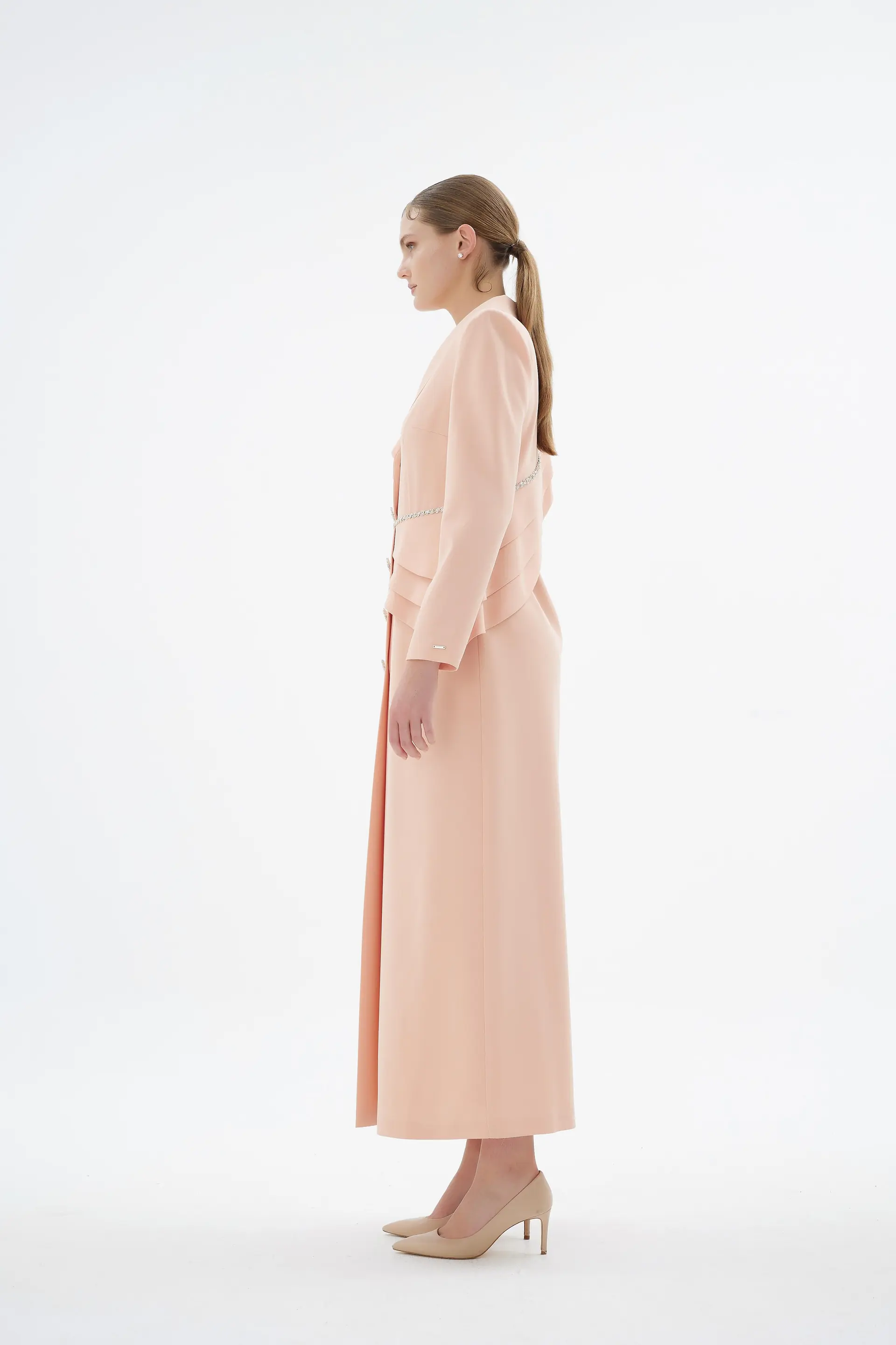 Liana Tailored Jacket Dress – Salmon, photo 5