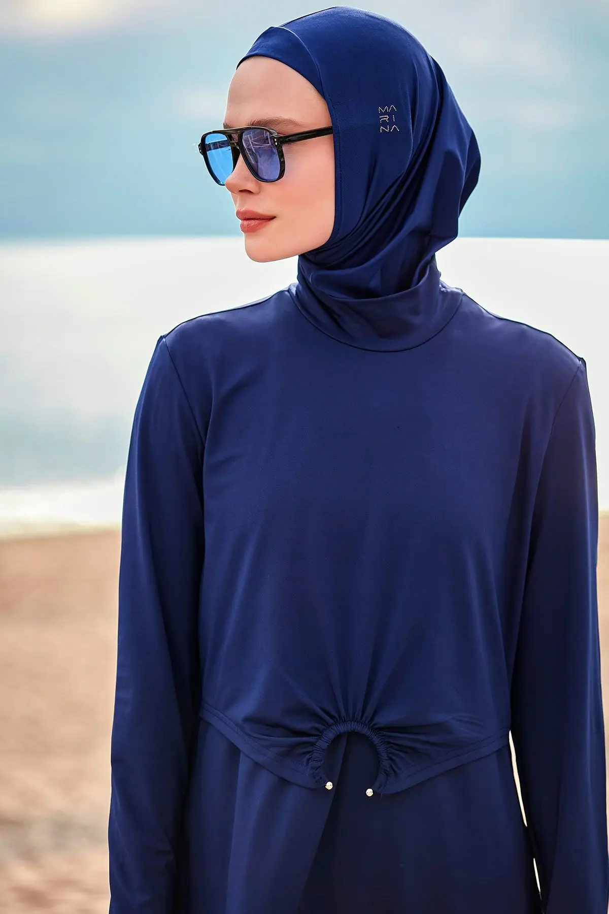 Lycra Navy Burkini Modest Swimwear M2462, photo 3