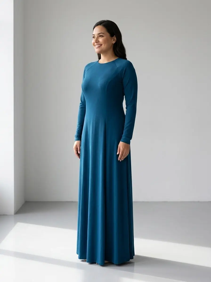 MASAR — Raglan Jersey Dress

Available in Black, Maroon, Dark Blue and Teal Blue, photo 7