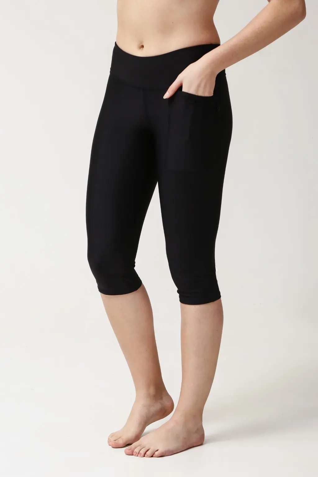 Capri Swim Tights - Black, photo 2