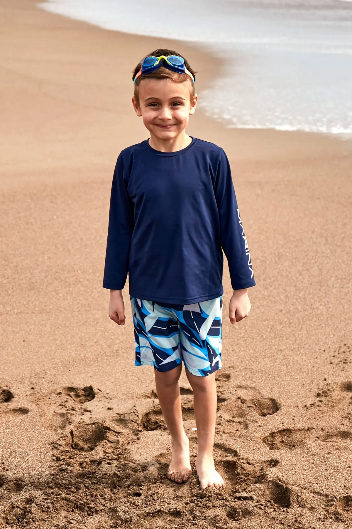 Woven Navy Boys Shorts B2436, photo 2