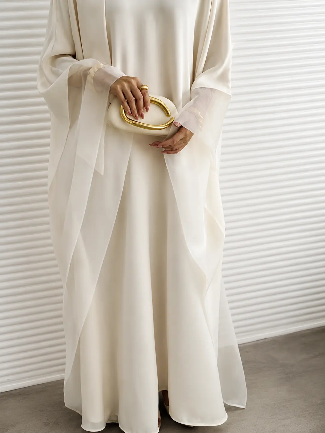 Essa Kaftan Dress – Cream, photo 4