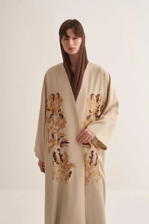Alora Abaya - Beige, photo 4