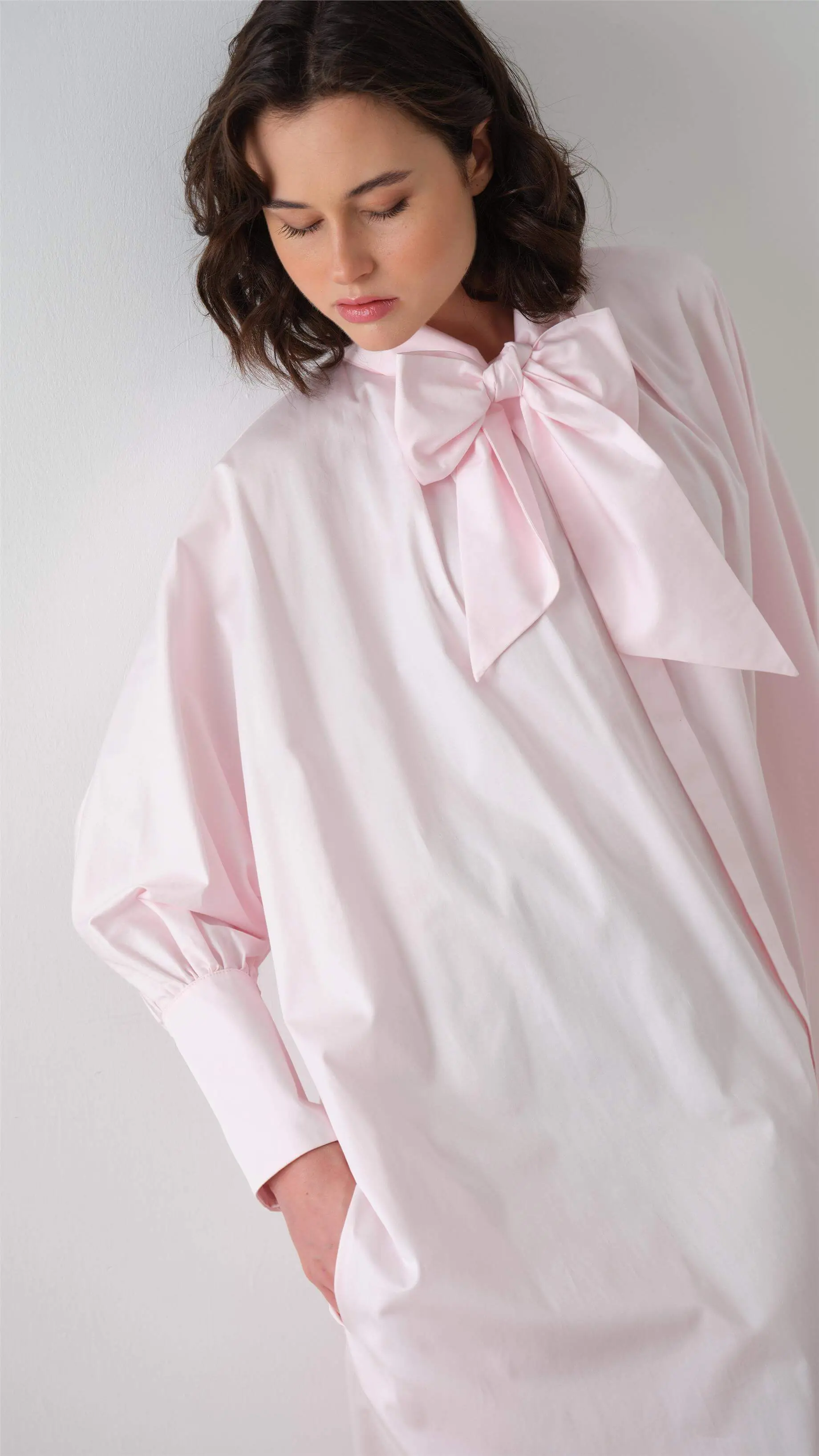 Poplin Shirt Dress – Pink, photo 3