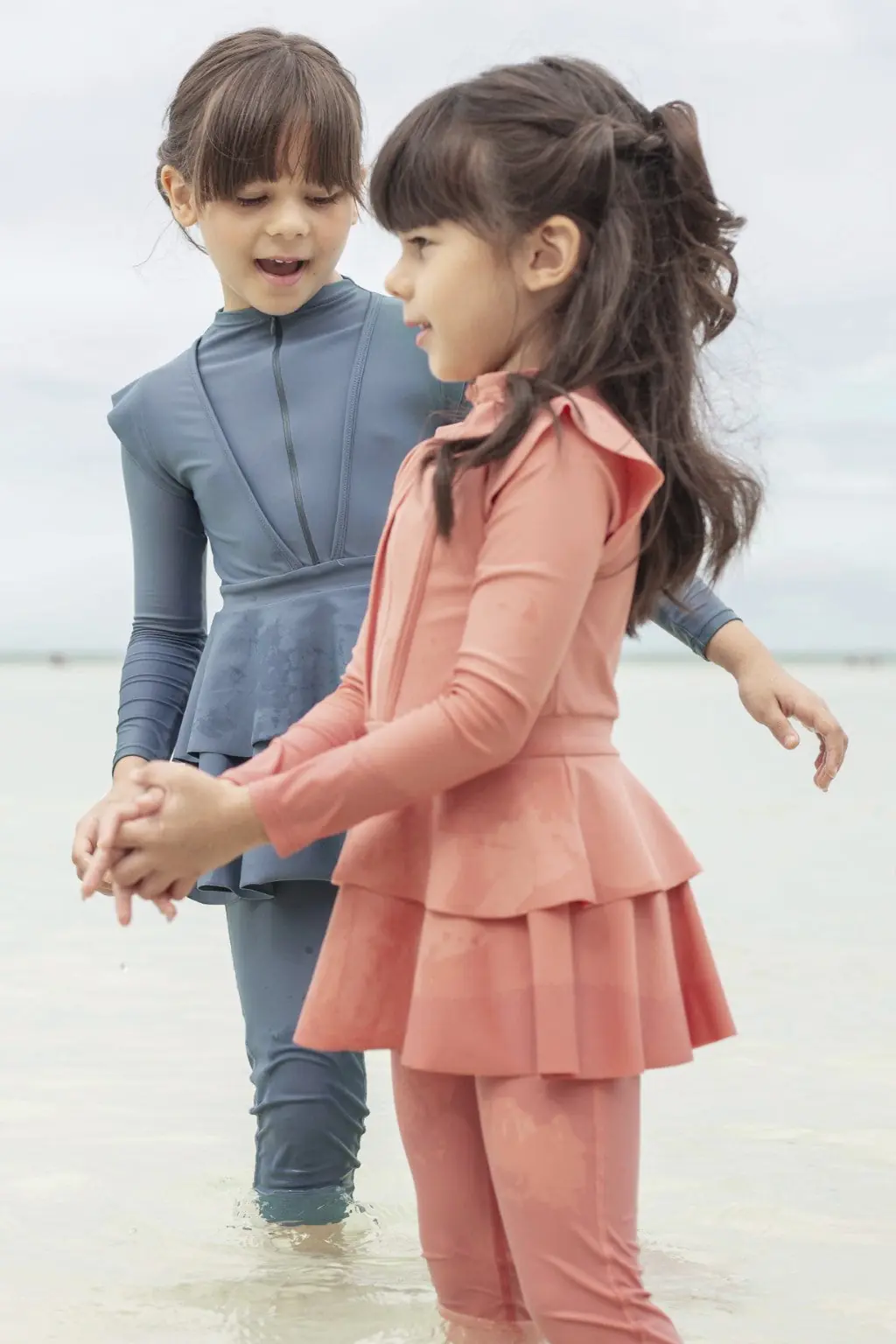 Serena Kids Two Piece Swimwear - Coral, photo 6