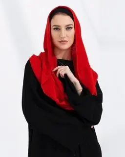 Flame Red Hijab, photo 3