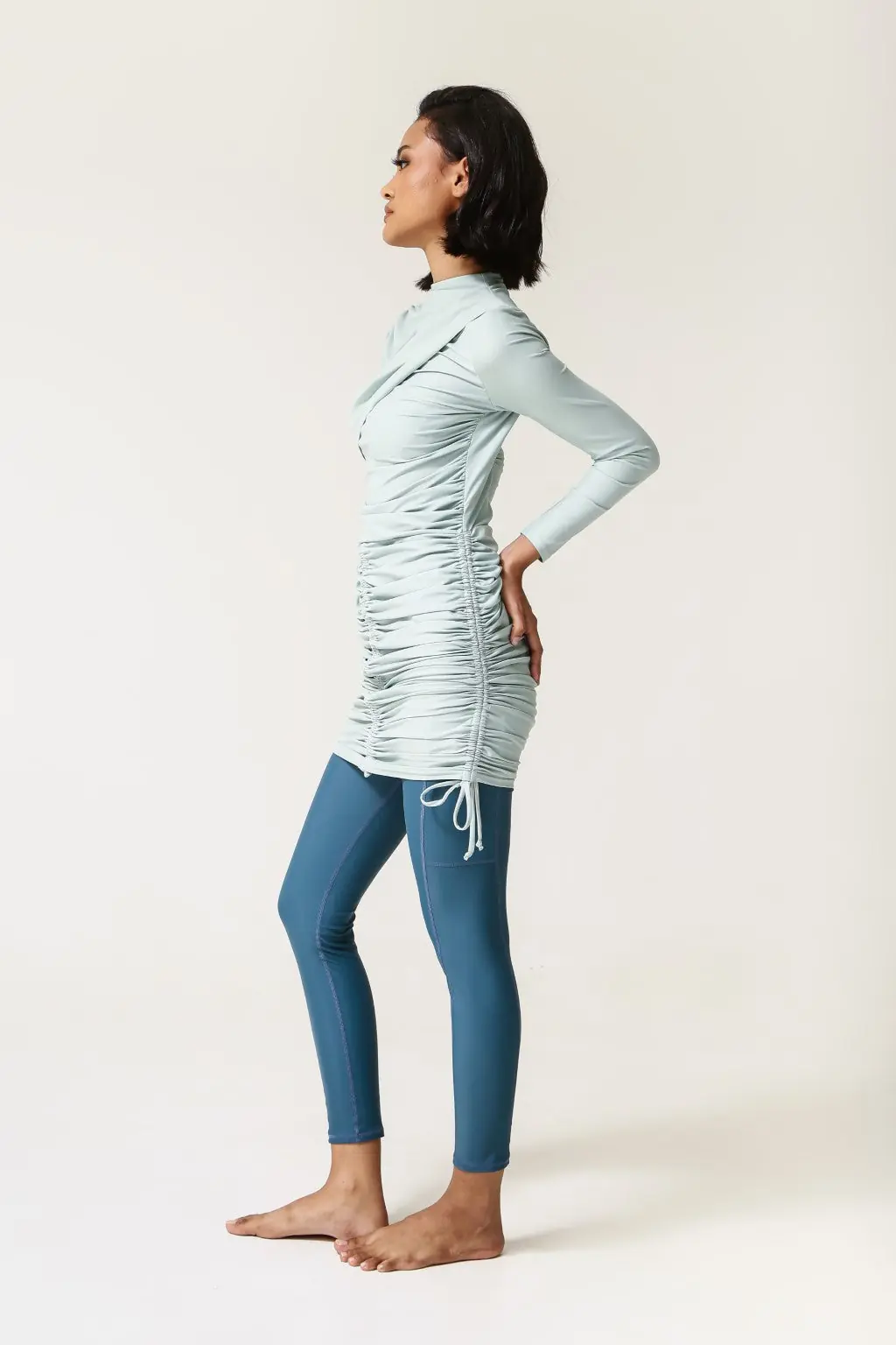 Isla Swim Dress - Aqua, photo 3