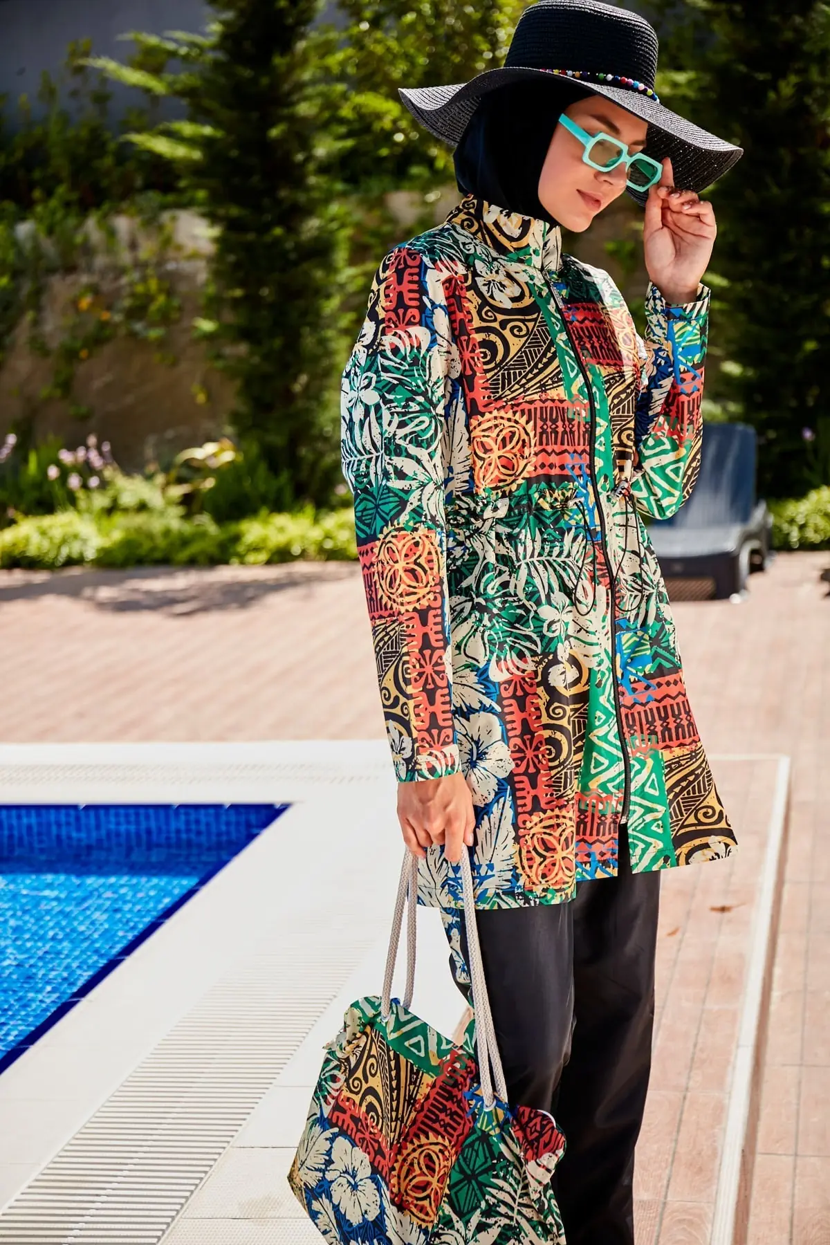 Full Coverage Hijab Swimsuit R2301