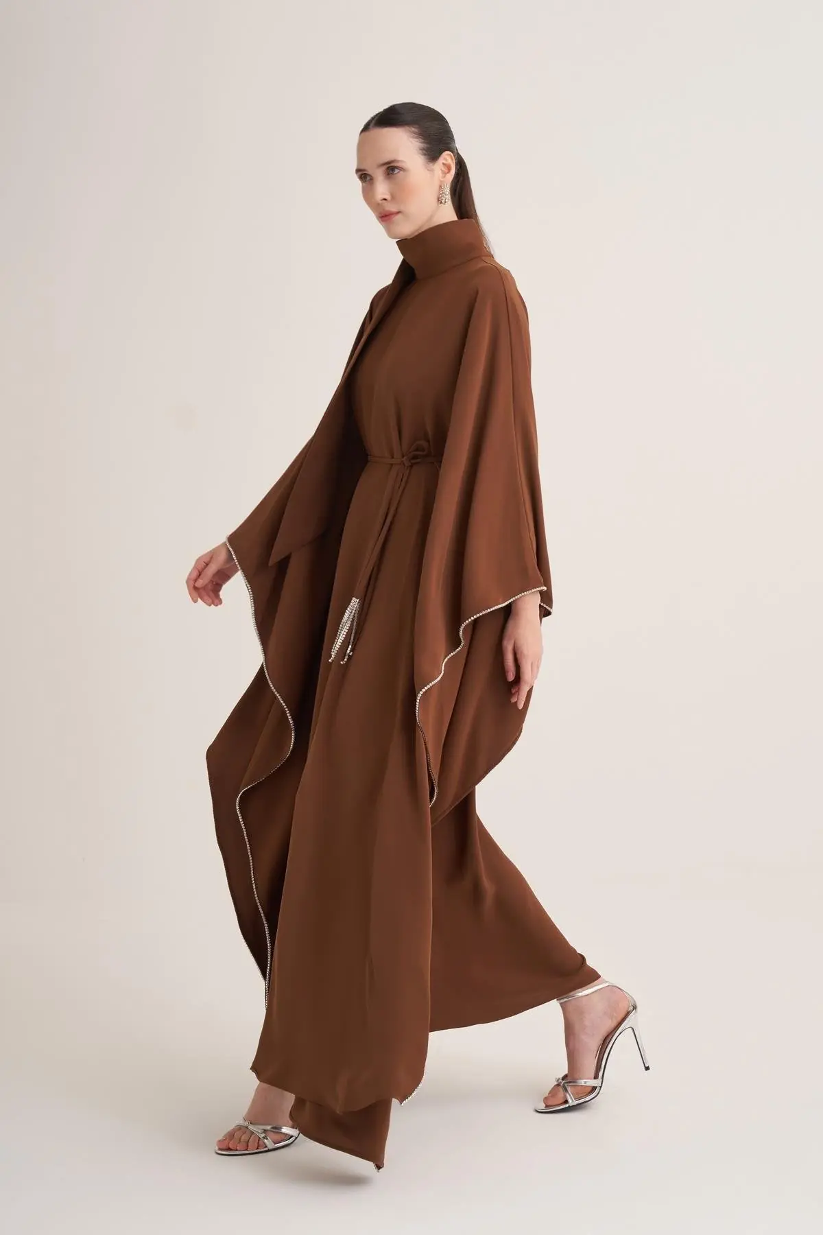 Lilah Evening Kaftan – Brown, photo 2