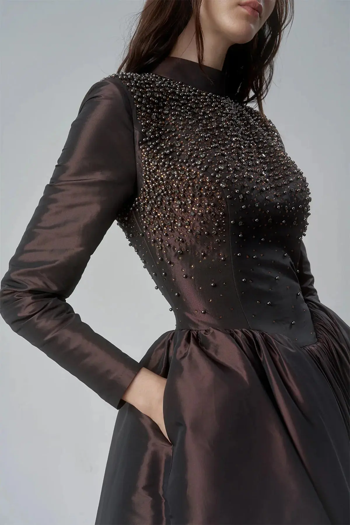 Embellished Princess Ball Gown – Brown, photo 2