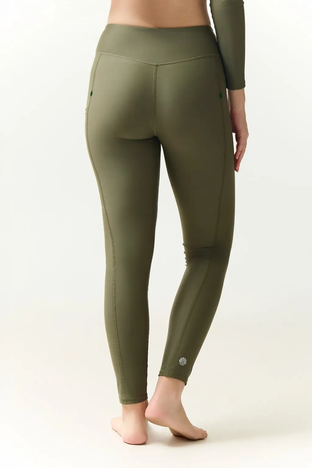 Swim Pocket Tights - Olive, photo 3