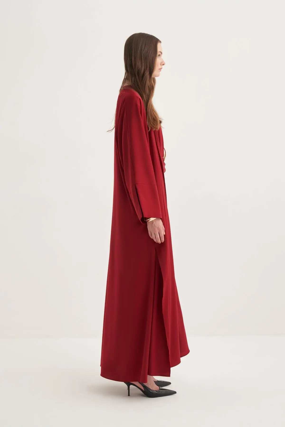 Mira Abaya Set – Cherry Red, photo 4